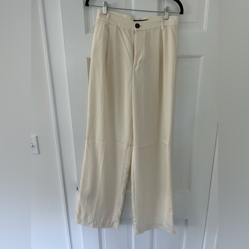 Zara Ivory Slacks Size M